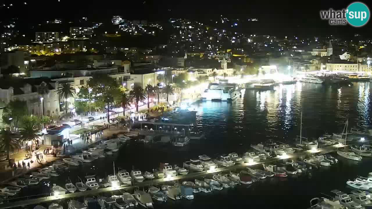 Stupendo panorama di Makarska livecam