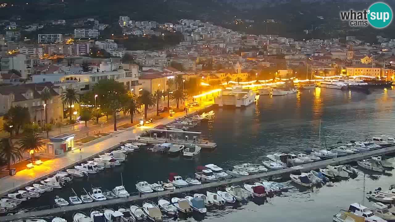 Panorama Makarska webcam