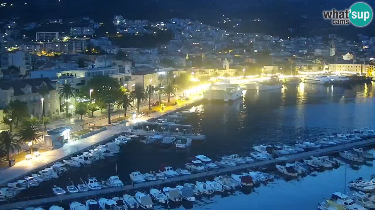 Panorama Makarska webcam