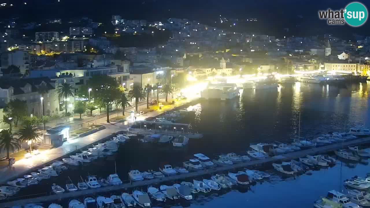 Panorama Makarska webcam