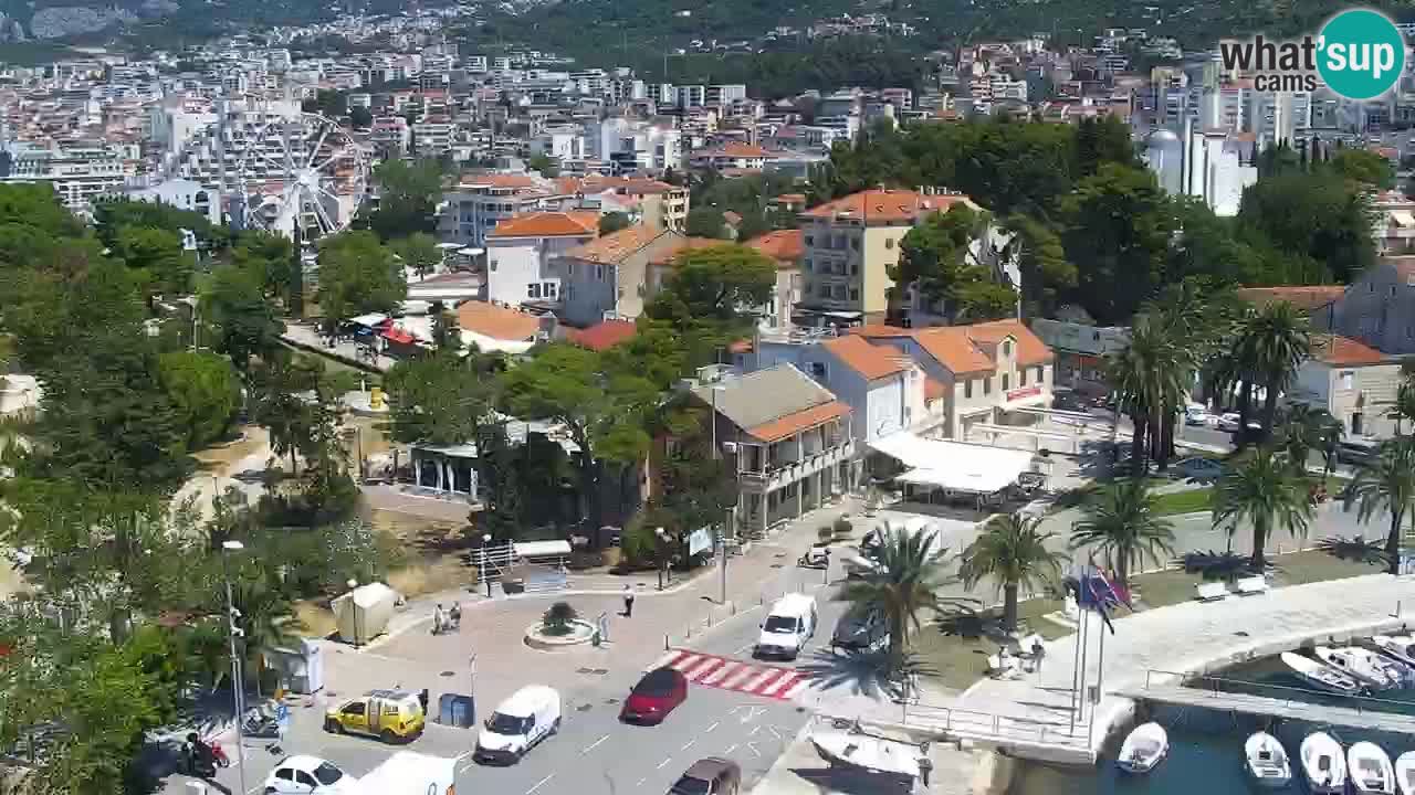 Stupendo panorama di Makarska livecam