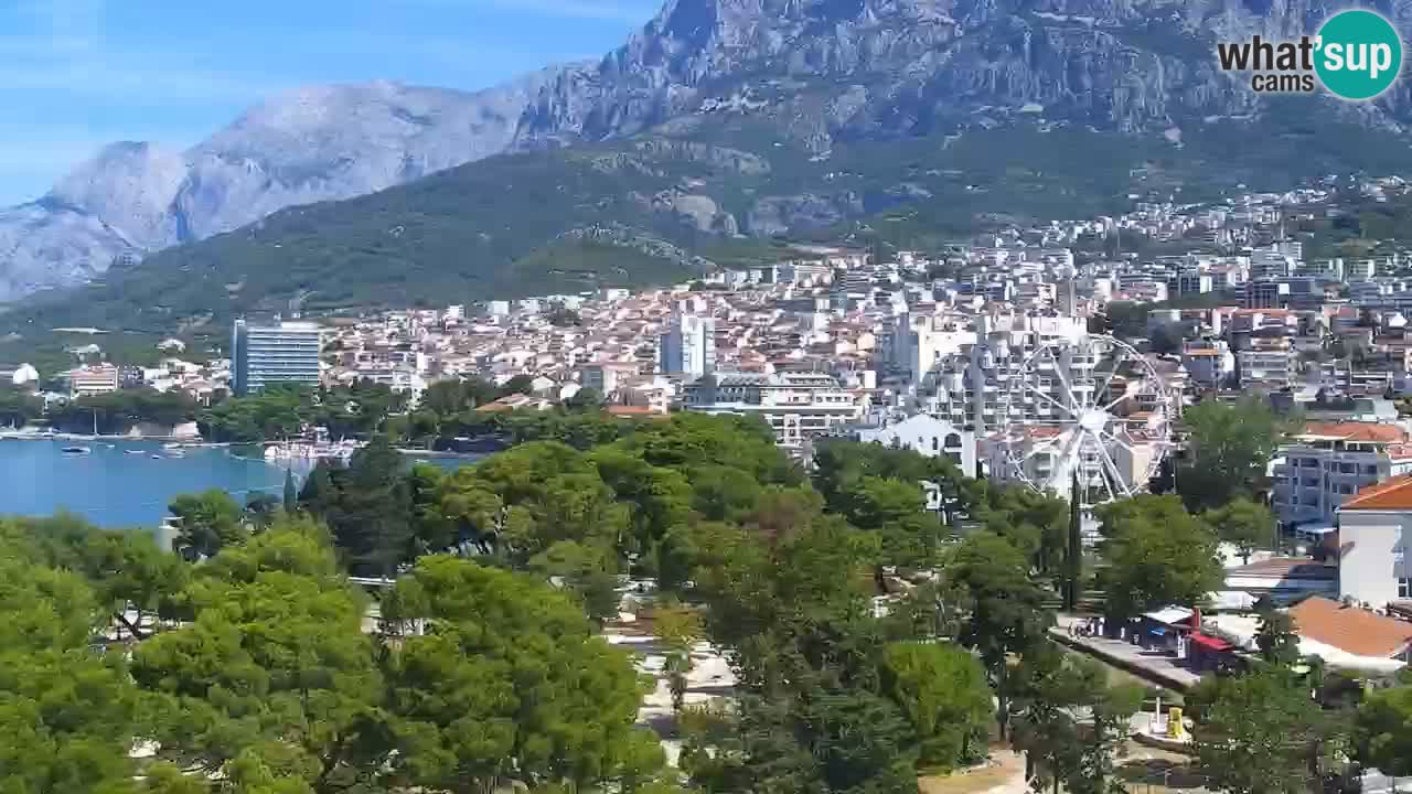 Stupendo panorama di Makarska livecam