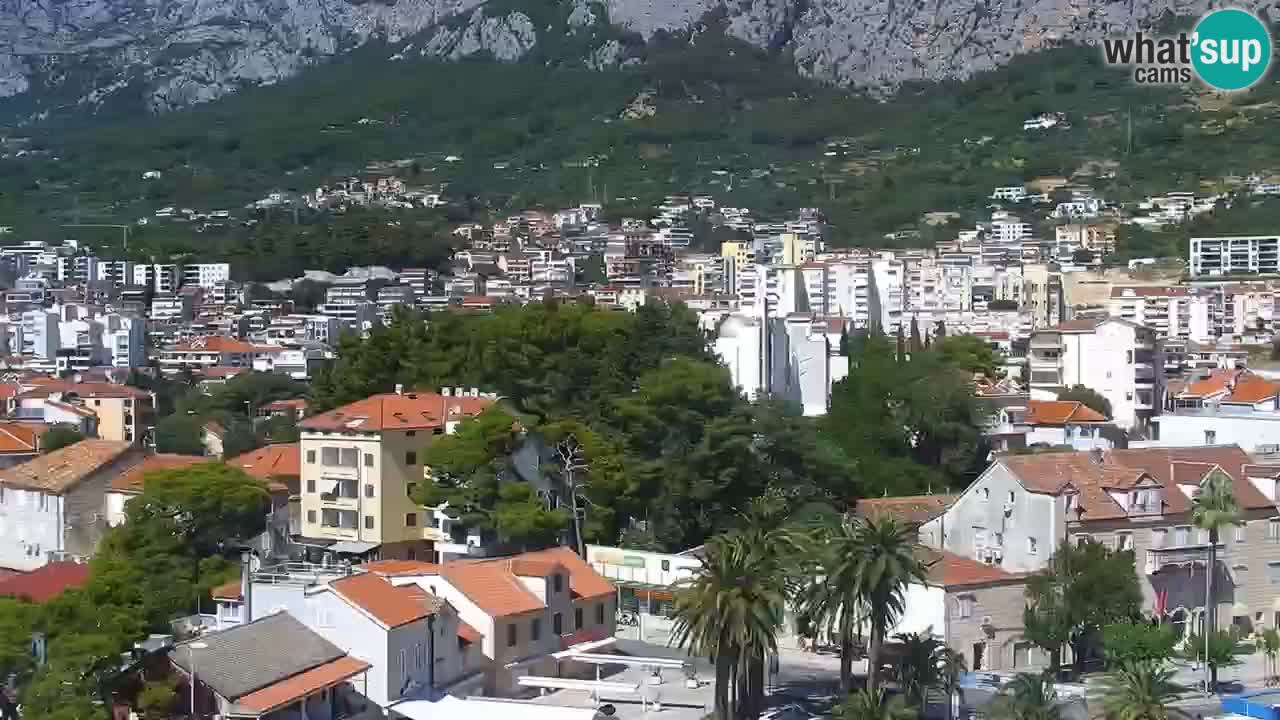 Stupendo panorama di Makarska livecam
