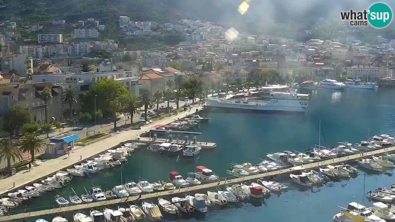 Panorama Makarska webcam
