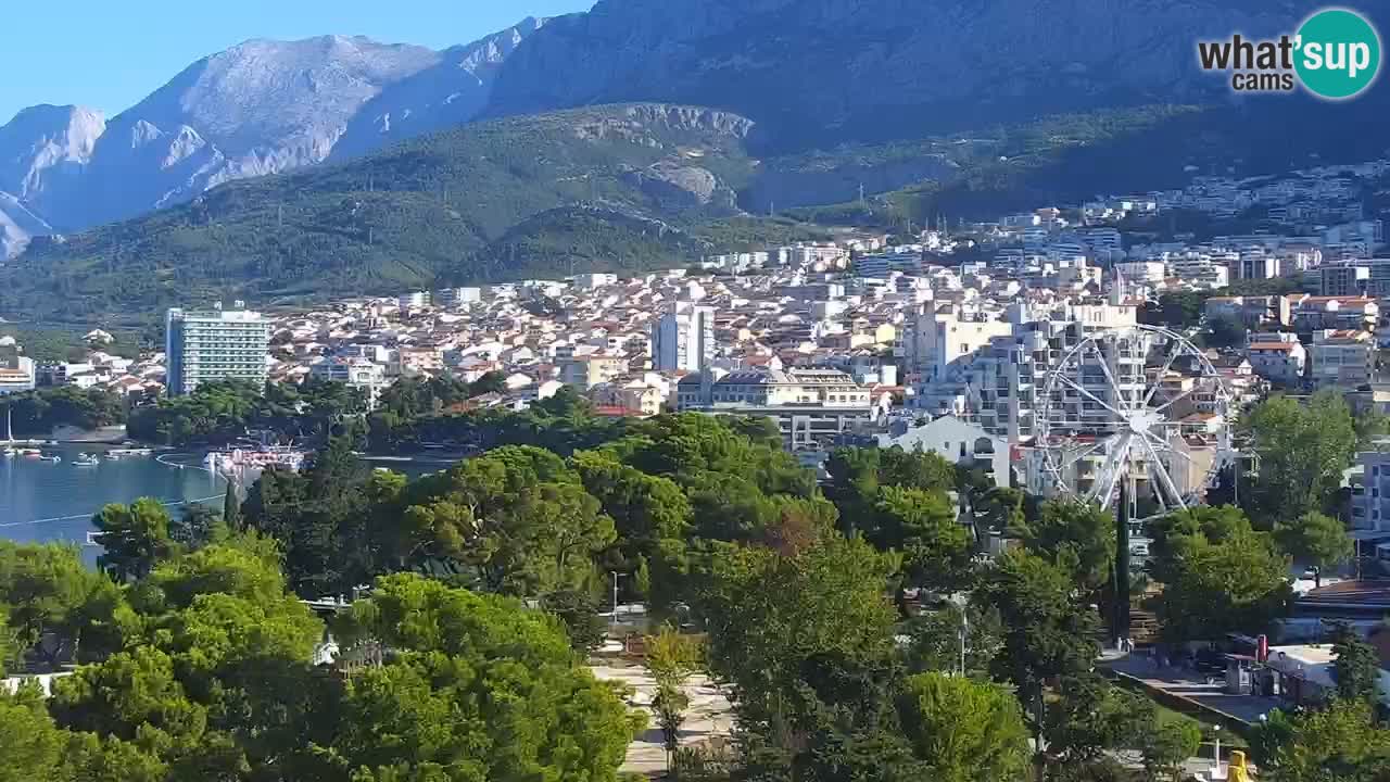 Panorama Makarska webcam