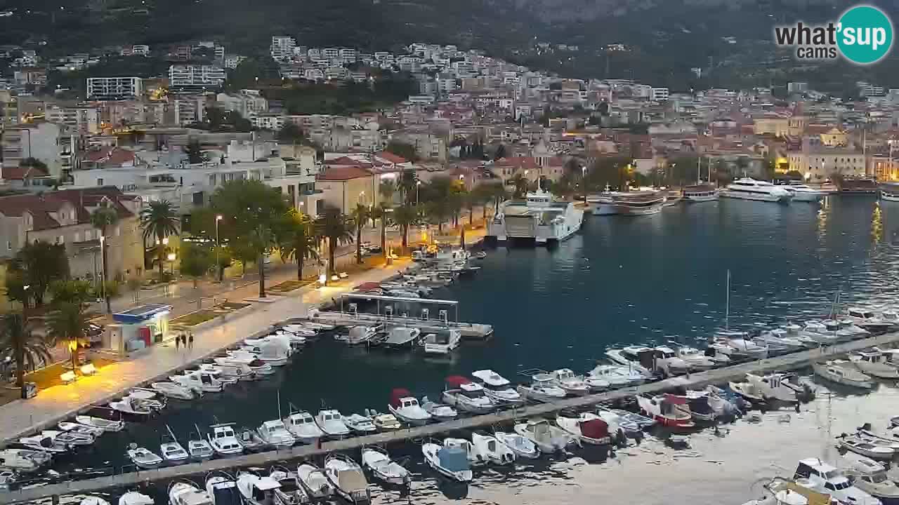 Panorama Makarska webcam