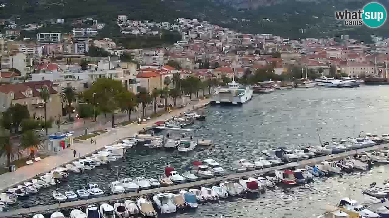 Panorama Makarska webcam