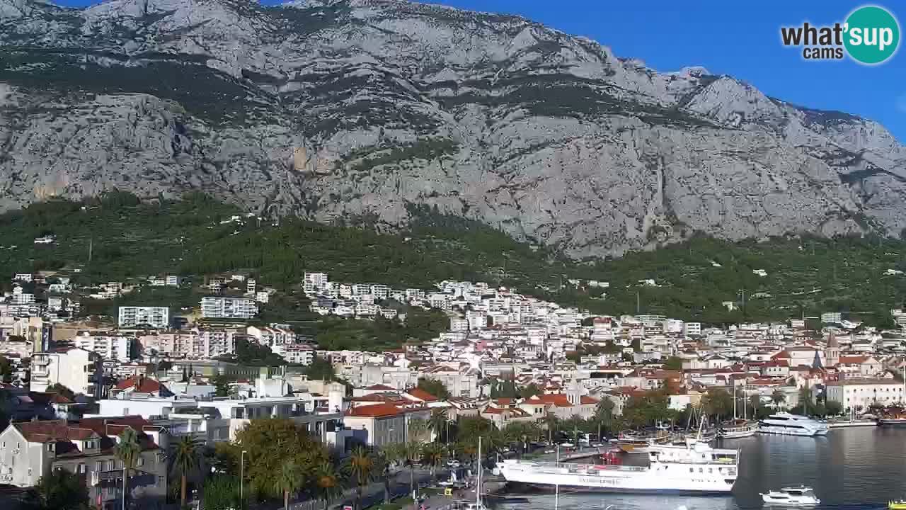 Panorama Makarska webcam