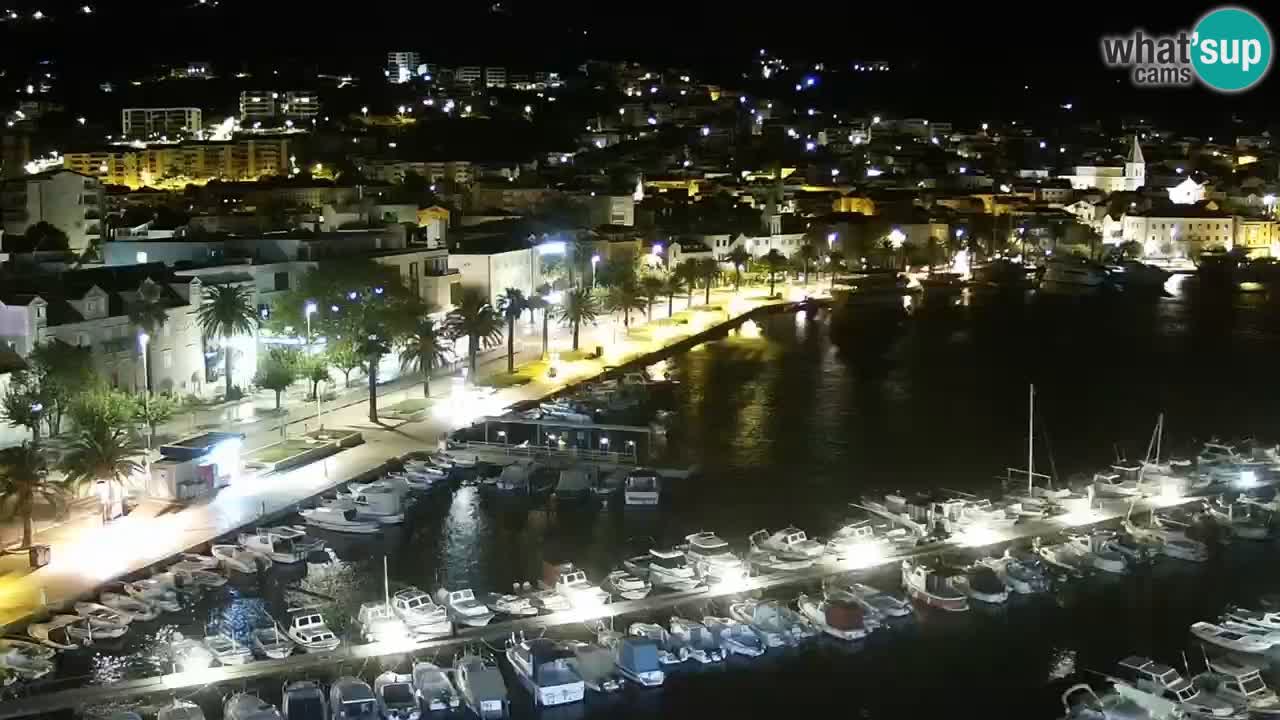 Stupendo panorama di Makarska livecam