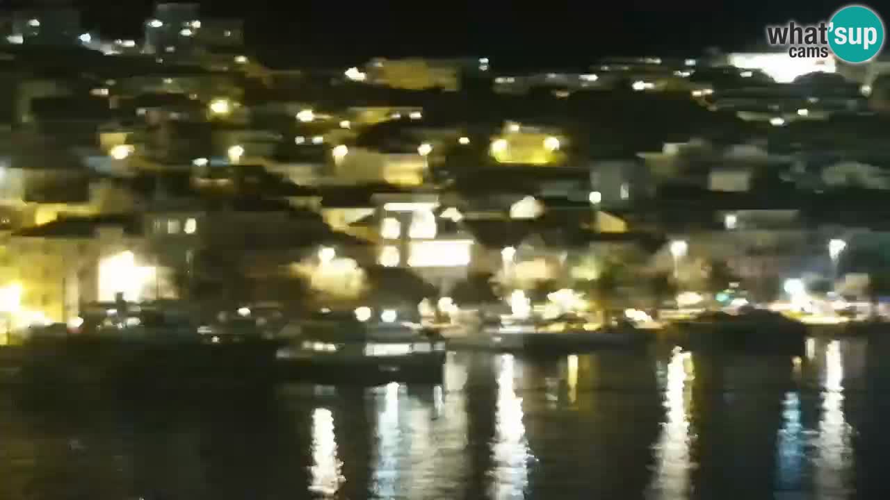 Stupendo panorama di Makarska livecam