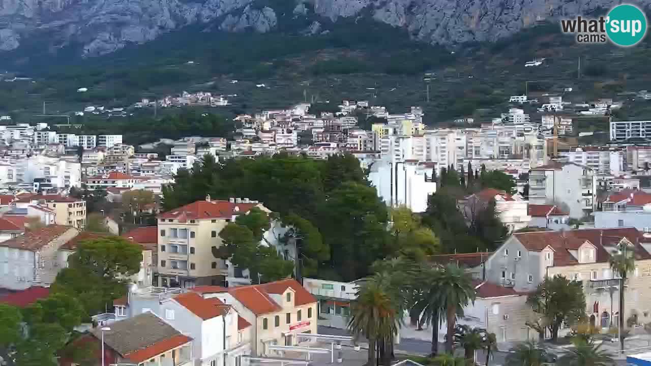 Stupendo panorama di Makarska livecam