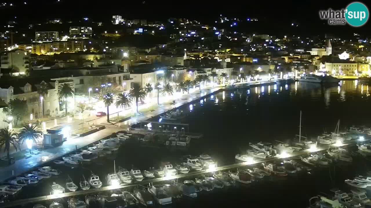 Stupendo panorama di Makarska livecam