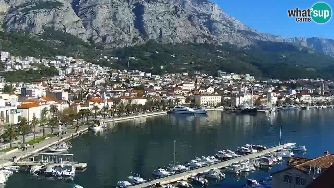 Panorama Makarska webcam