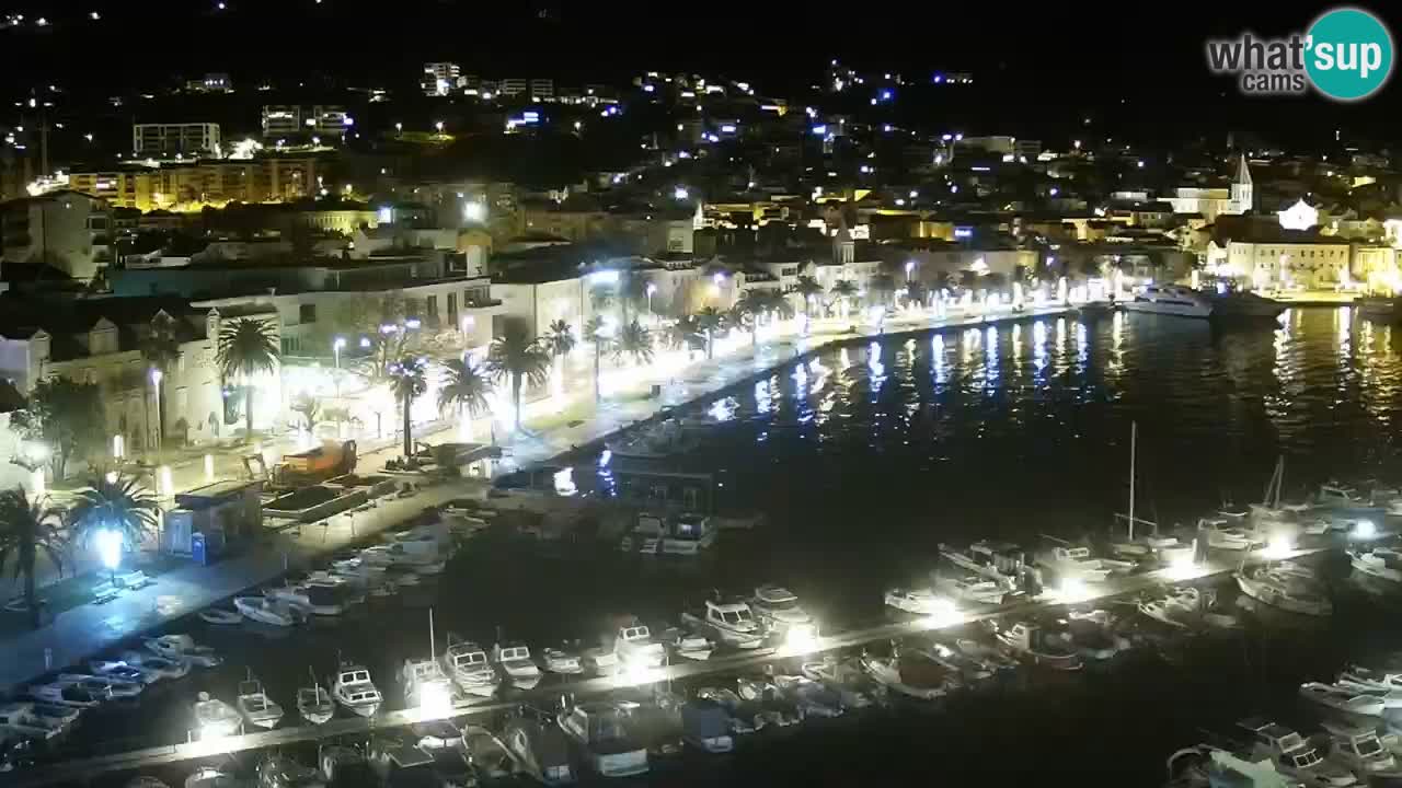 Stupendo panorama di Makarska livecam