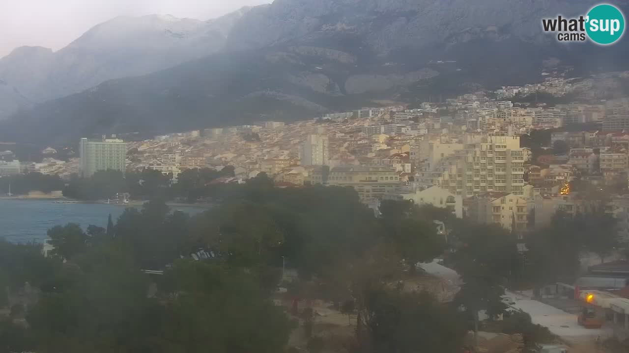Panorama Makarska webcam