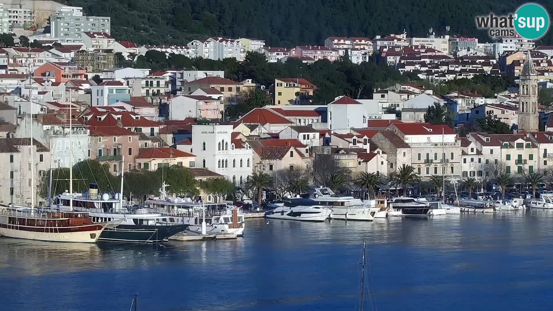 Stupendo panorama di Makarska livecam