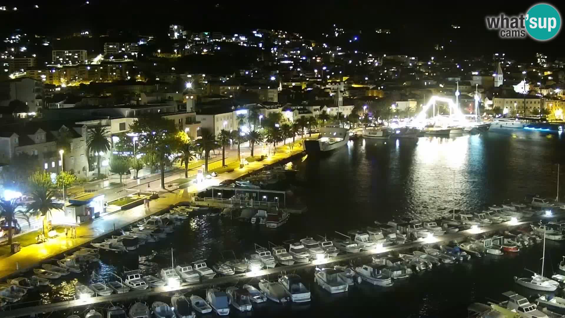 Stupendo panorama di Makarska livecam