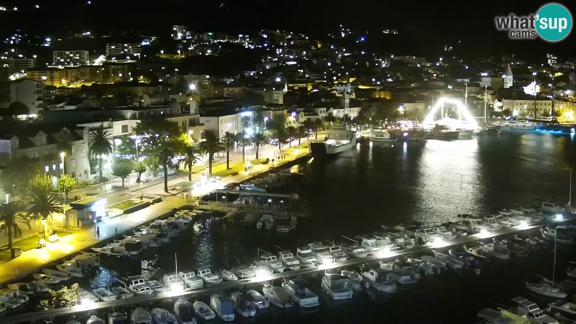 Panorama Makarska webcam