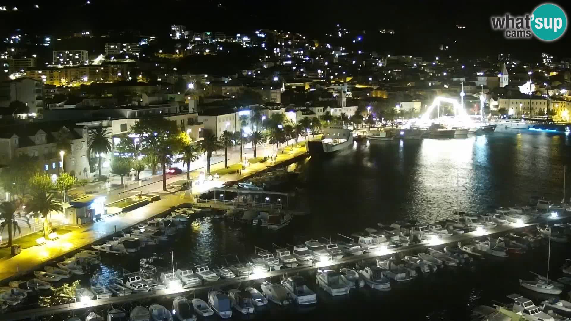 Panorama Makarska webcam