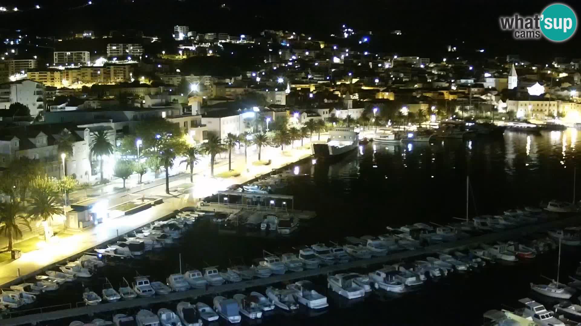 Stupendo panorama di Makarska livecam