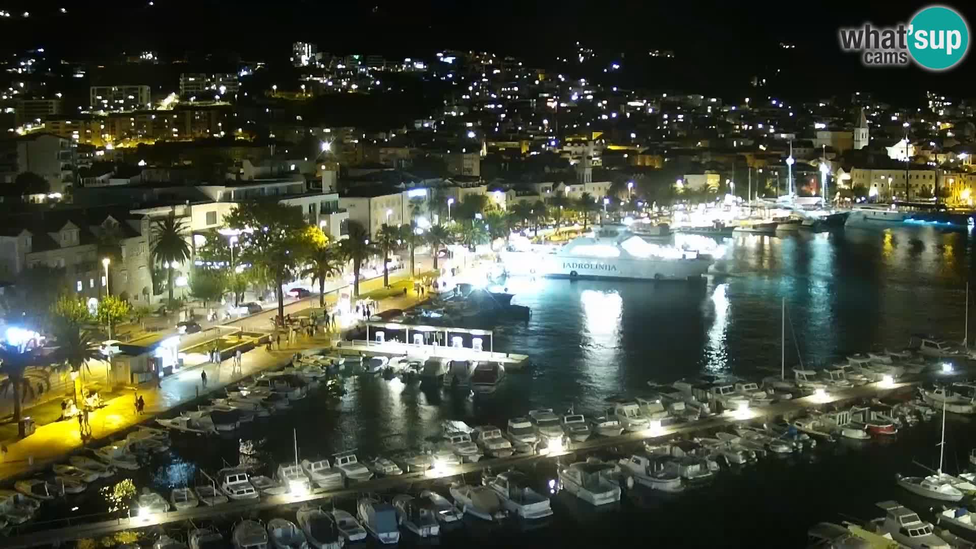 Panorama Makarska web kamera