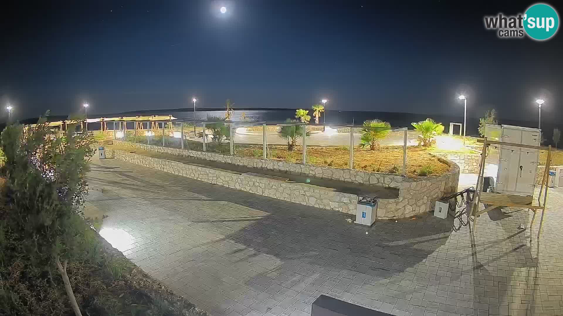 Mandre Summer Stage Webcam – Velika điga | Pag Island