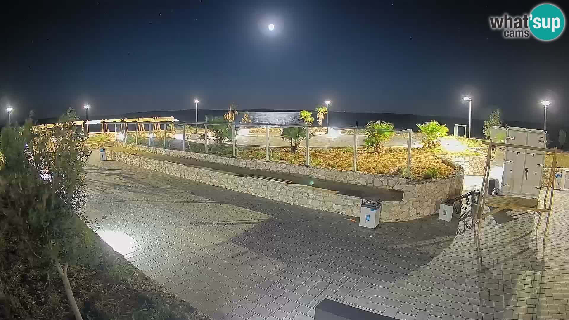 Mandre Summer Stage Webcam – Velika điga | Pag Island