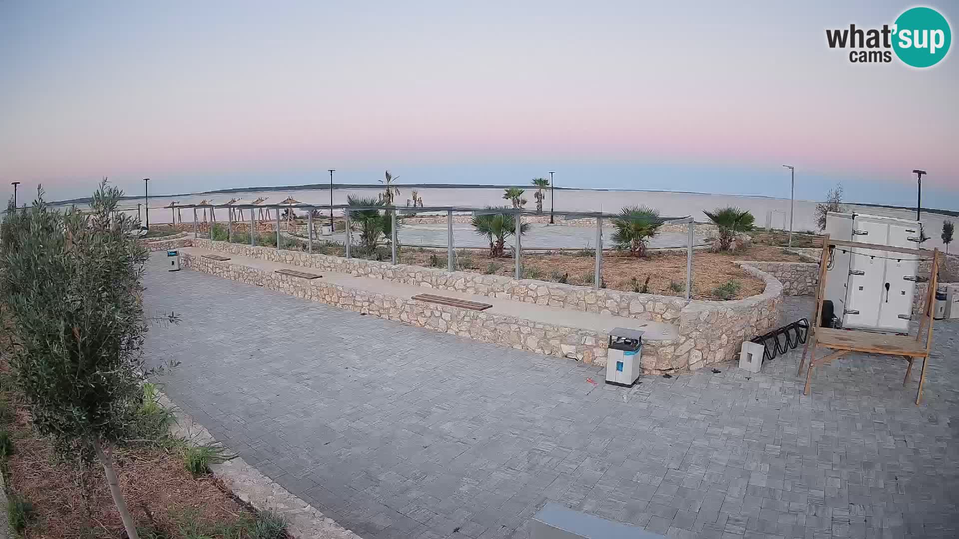 Webcam Mandre – Escenario de verano Velika điga | Isla de Pag