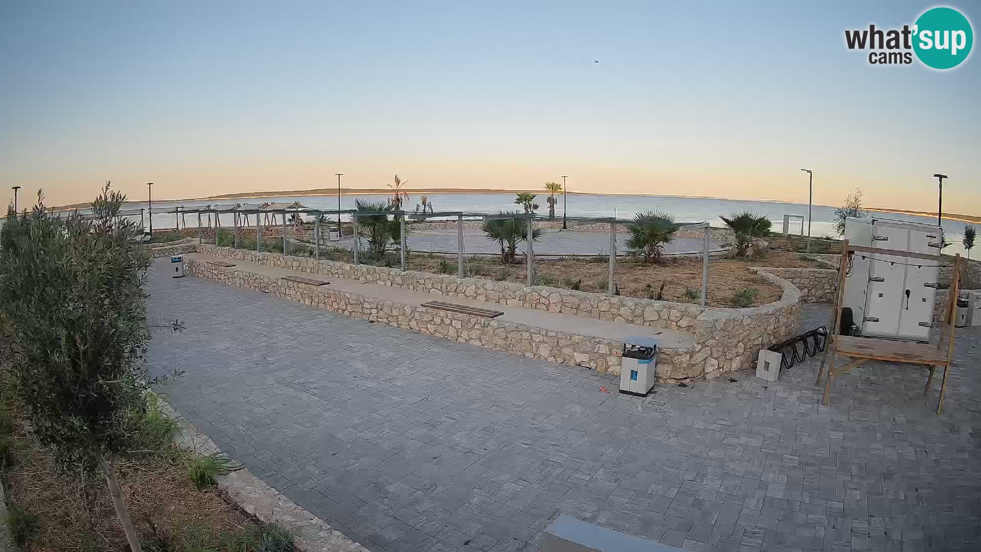 Webcam Mandre – Escenario de verano Velika điga | Isla de Pag
