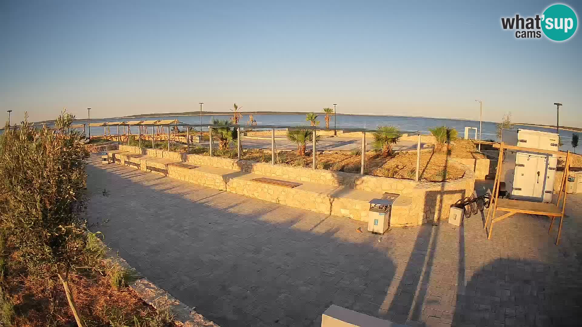 Webcam Mandre – Escenario de verano Velika điga | Isla de Pag