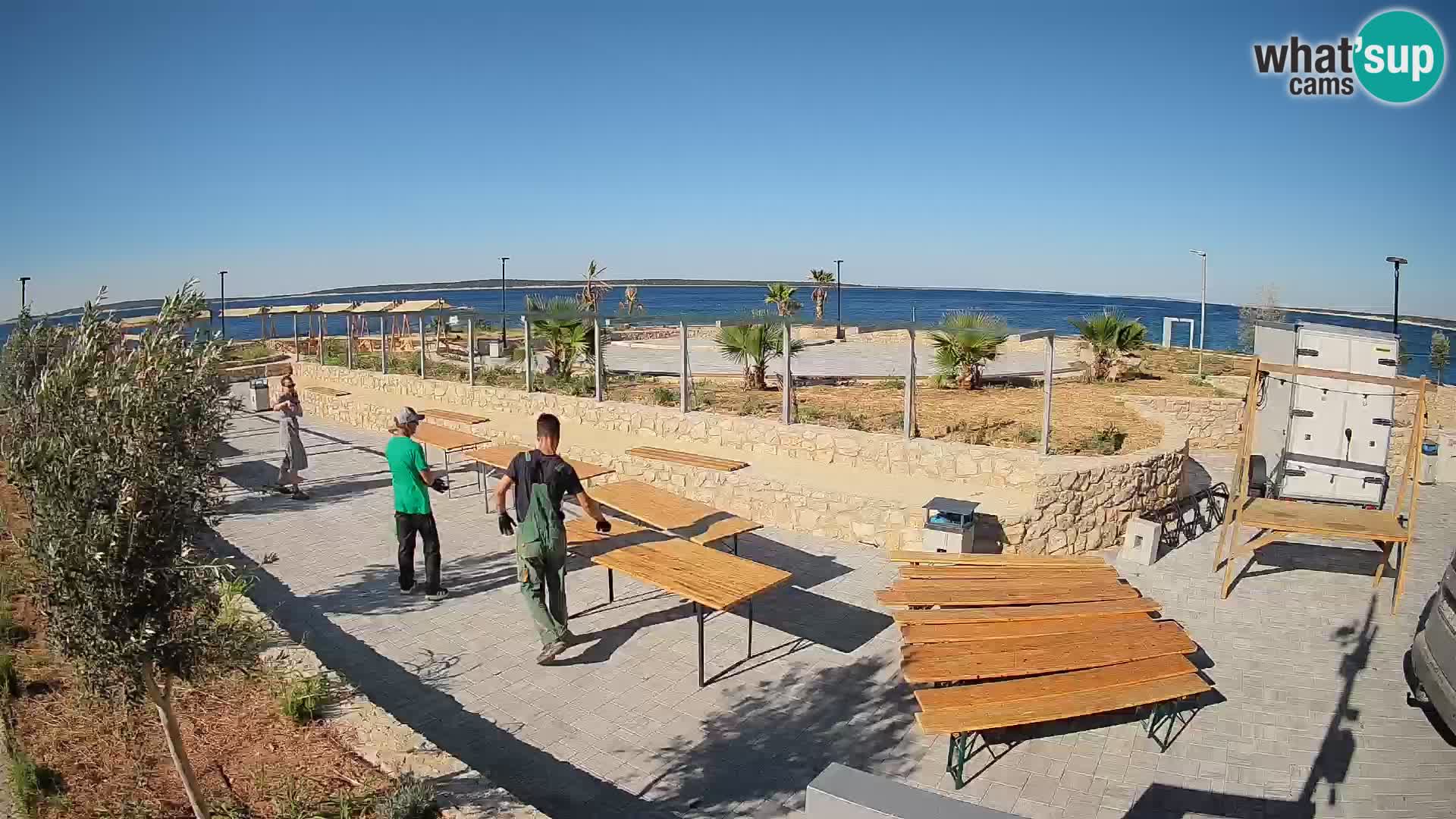 Mandre Sommerbühne Webcam – Velika điga | Insel Pag