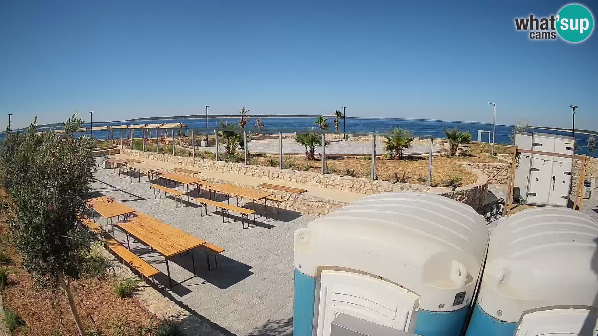 Mandre Summer Stage Webcam – Velika điga | Pag Island