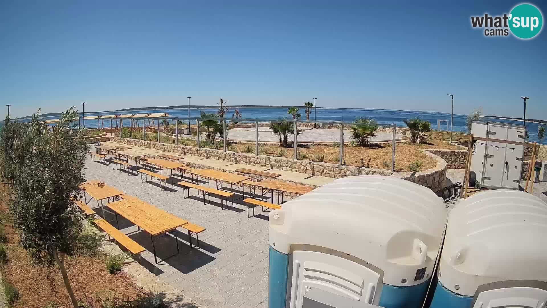Mandre Sommerbühne Webcam – Velika điga | Insel Pag