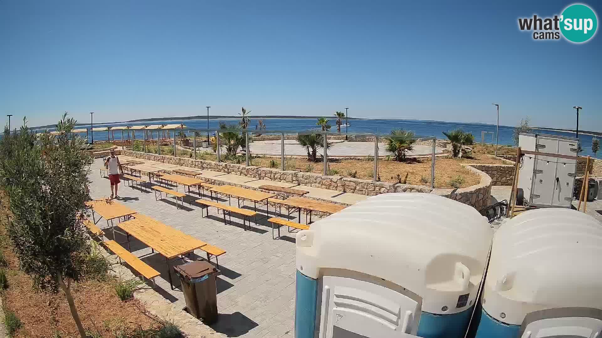 Mandre Summer Stage Webcam – Velika điga | Pag Island