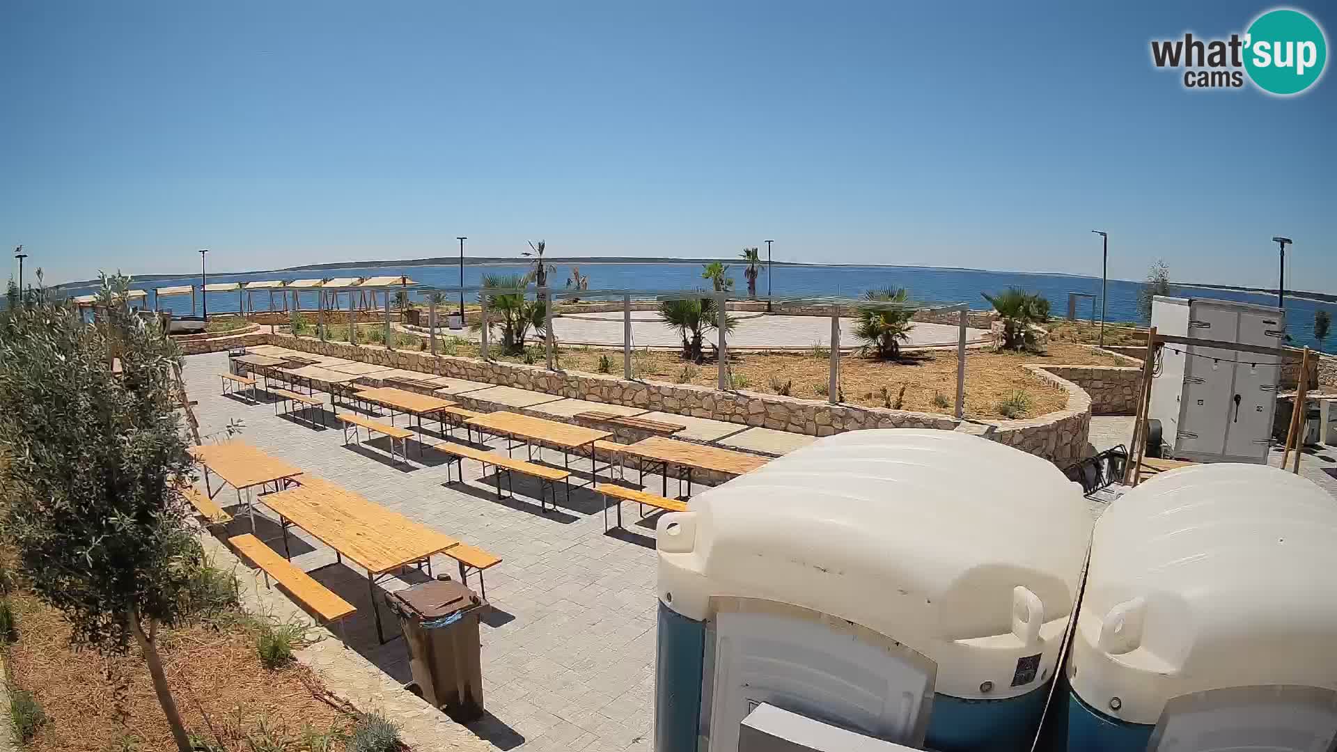 Mandre Summer Stage Webcam – Velika điga | Pag Island