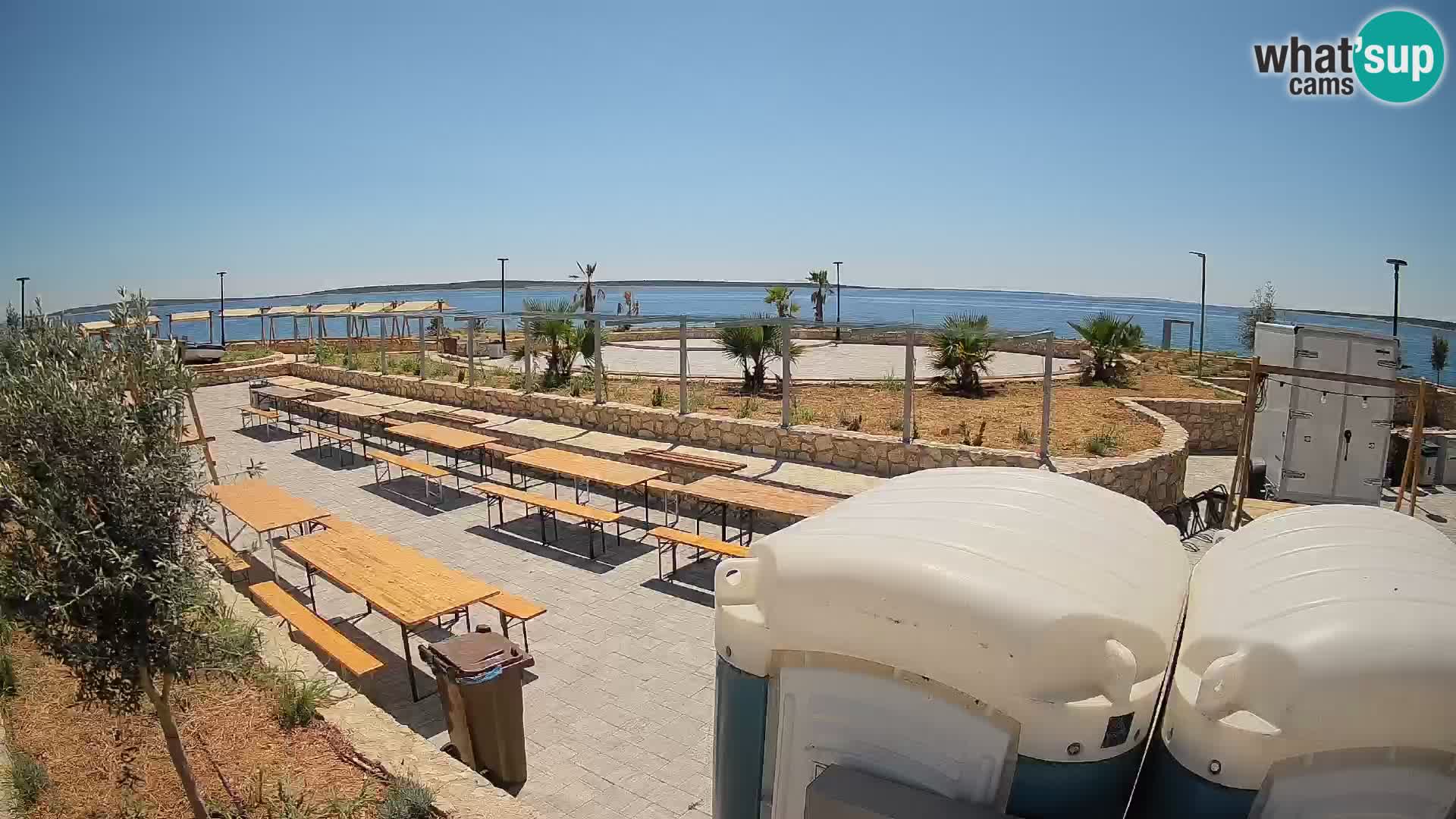Mandre Summer Stage Webcam – Velika điga | Pag Island