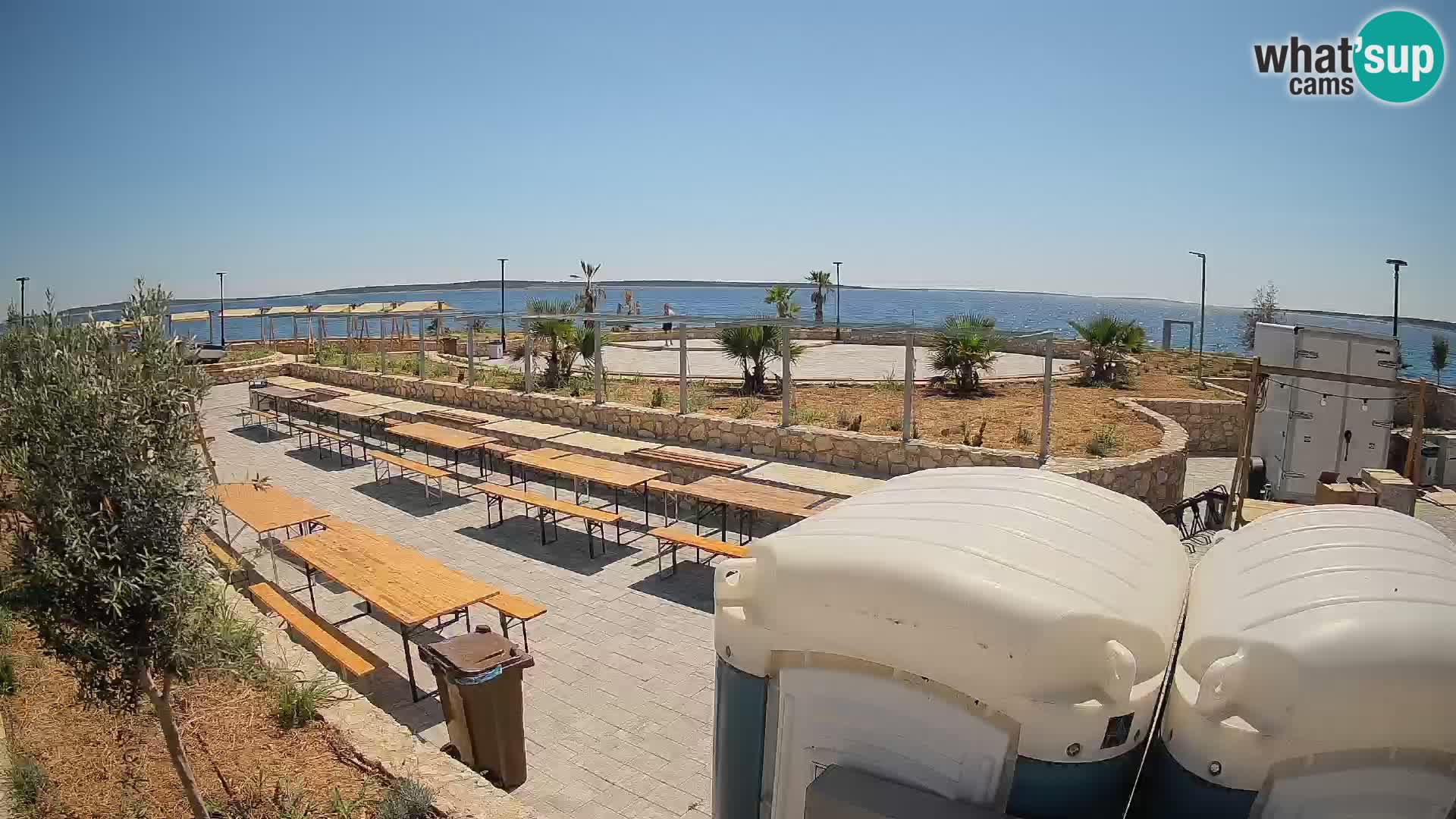 Mandre Summer Stage Webcam – Velika điga | Pag Island