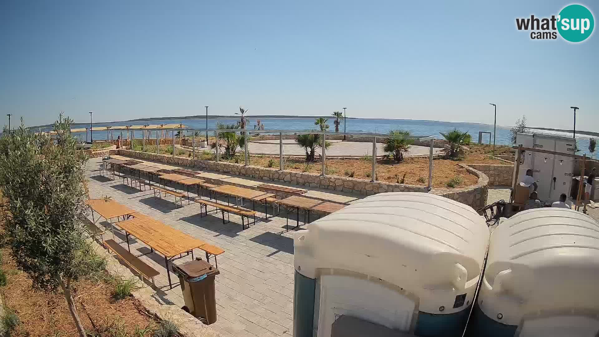 Mandre Summer Stage Webcam – Velika điga | Pag Island