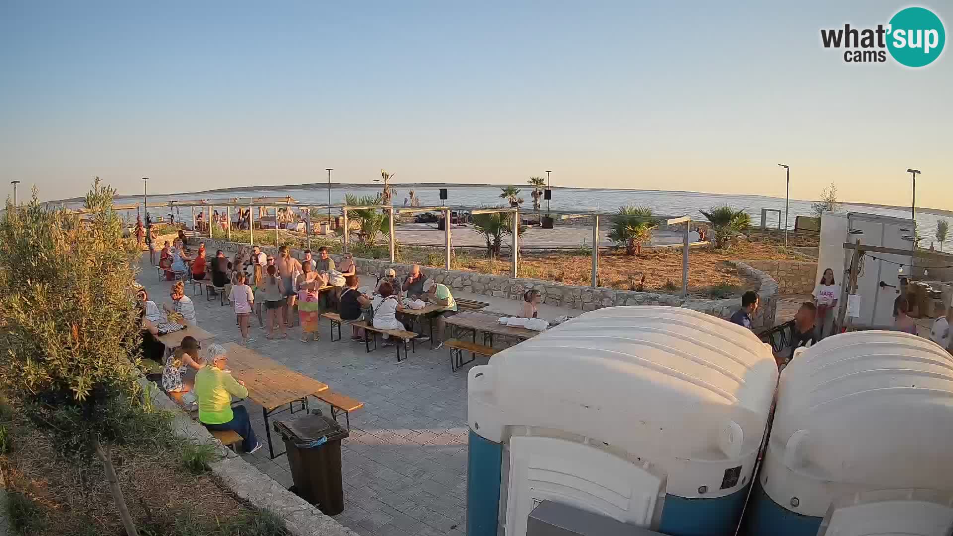 Webcam Mandre – Scène estivale Velika điga | Île de Pag