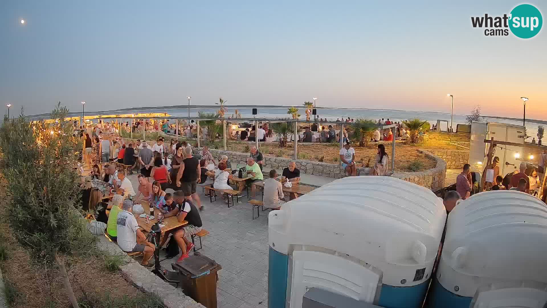 Mandre Summer Stage Webcam – Velika điga | Pag Island
