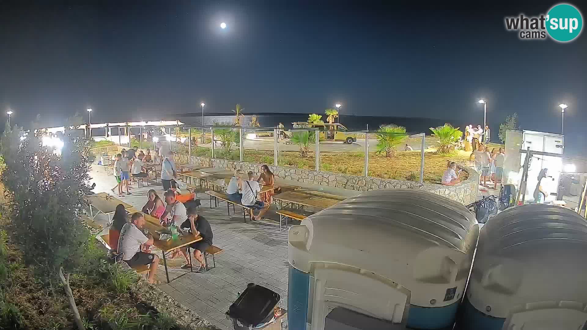 Webcam Mandre – Scène estivale Velika điga | Île de Pag