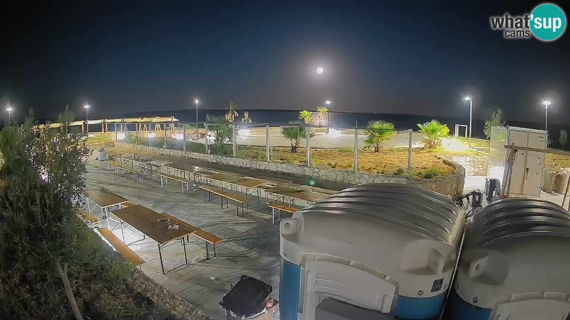 Webcam Mandre – Escenario de verano Velika điga | Isla de Pag