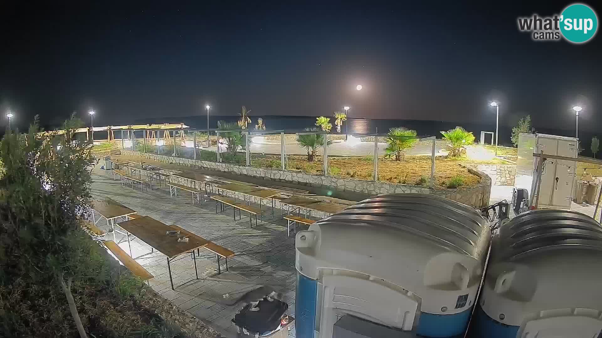 Webcam Mandre – Scène estivale Velika điga | Île de Pag
