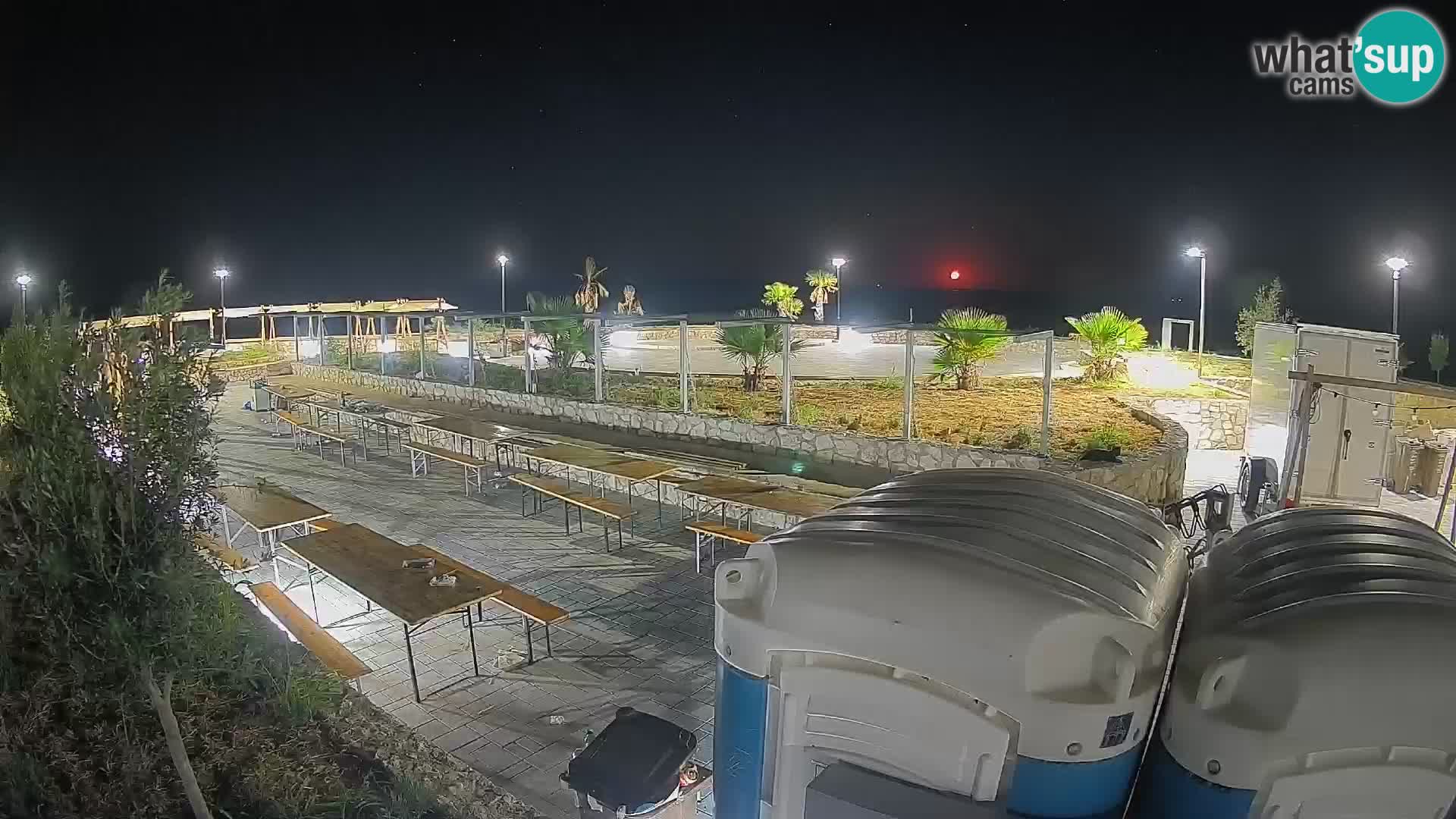 Webcam Mandre – Scène estivale Velika điga | Île de Pag