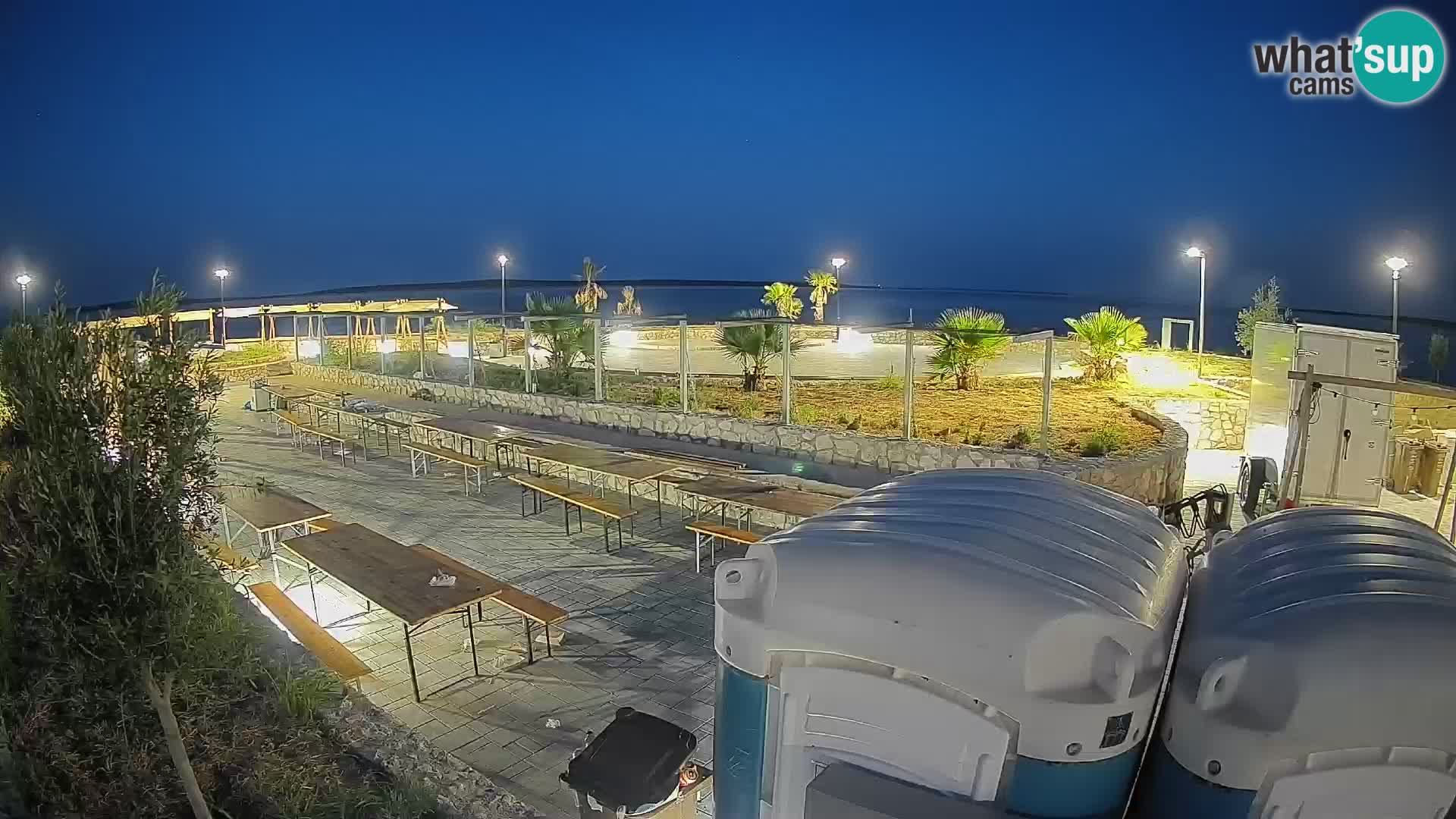 Webcam Mandre – Escenario de verano Velika điga | Isla de Pag