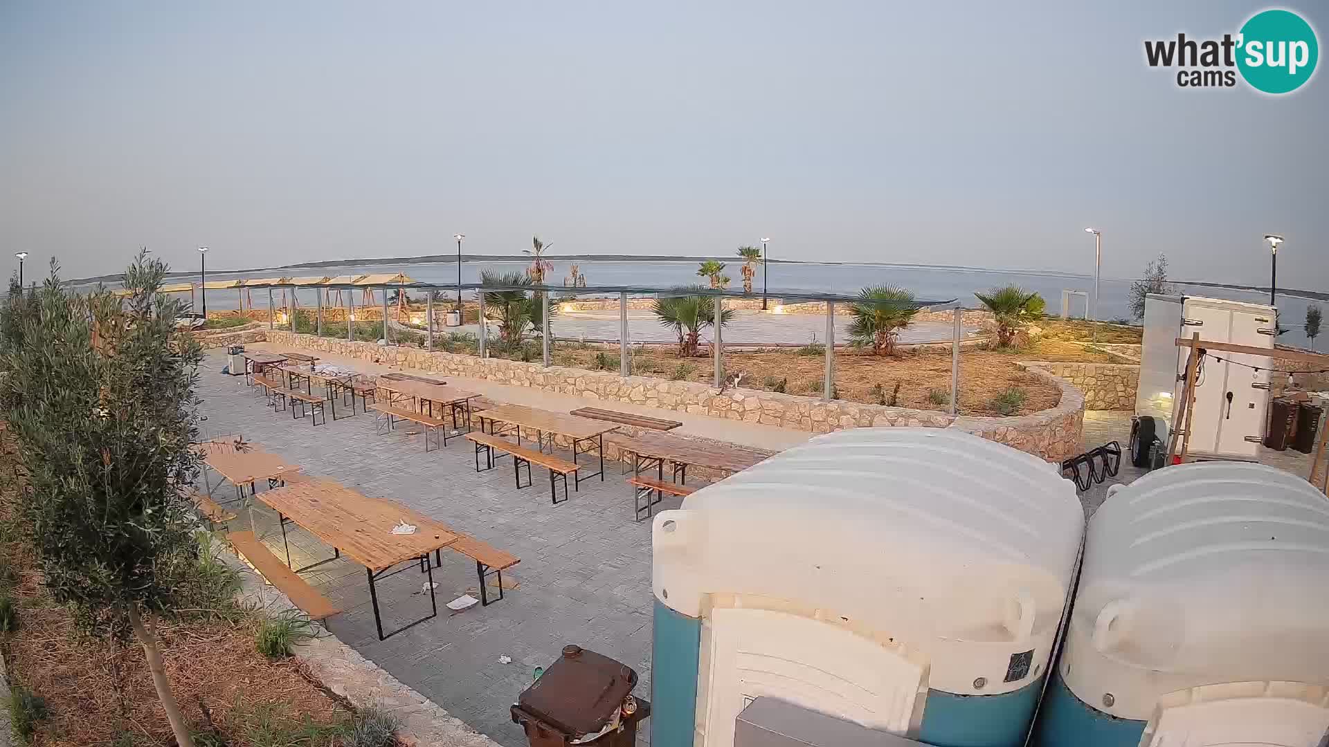Spletna kamera Mandre – Poletni oder Velika điga | Otok Pag