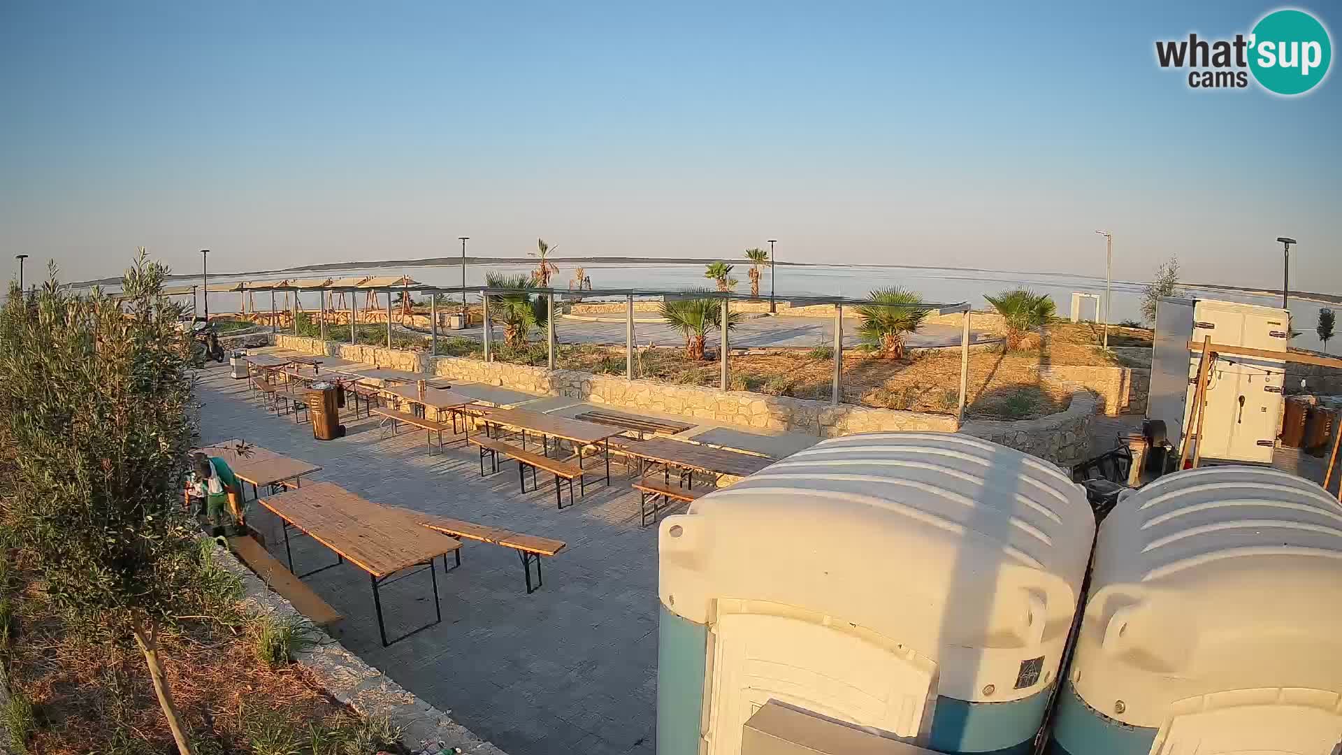 Mandre Summer Stage Webcam – Velika điga | Pag Island