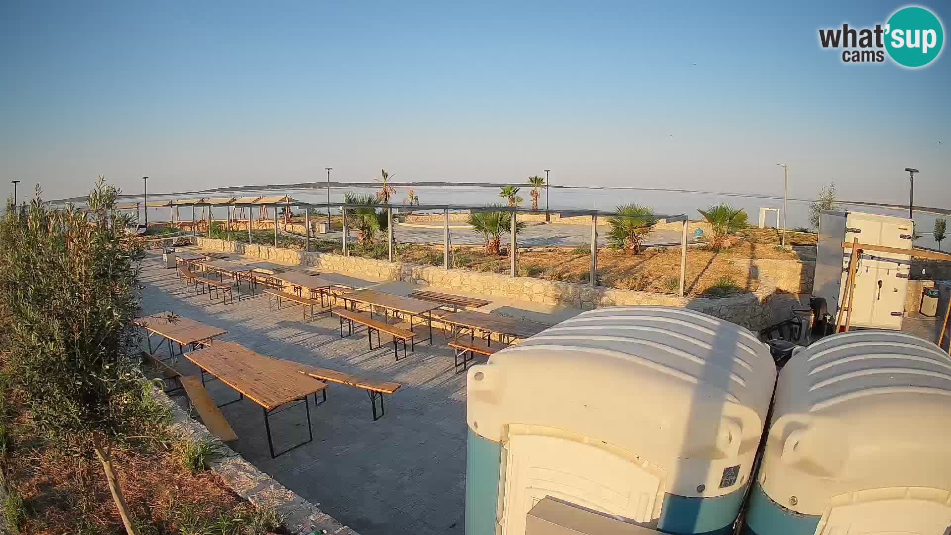 Webcam Mandre – Escenario de verano Velika điga | Isla de Pag