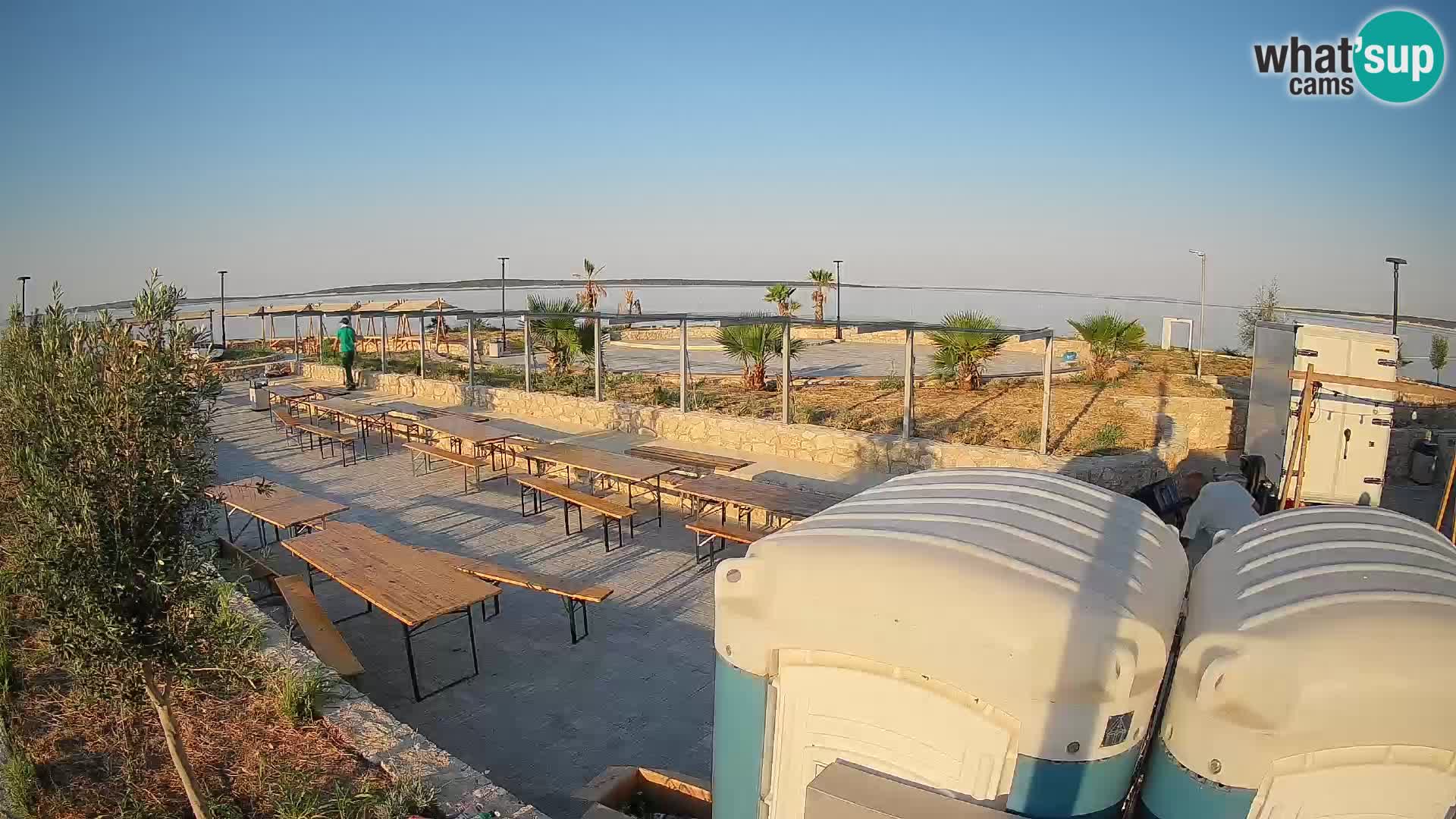 Webcam Mandre – Scène estivale Velika điga | Île de Pag