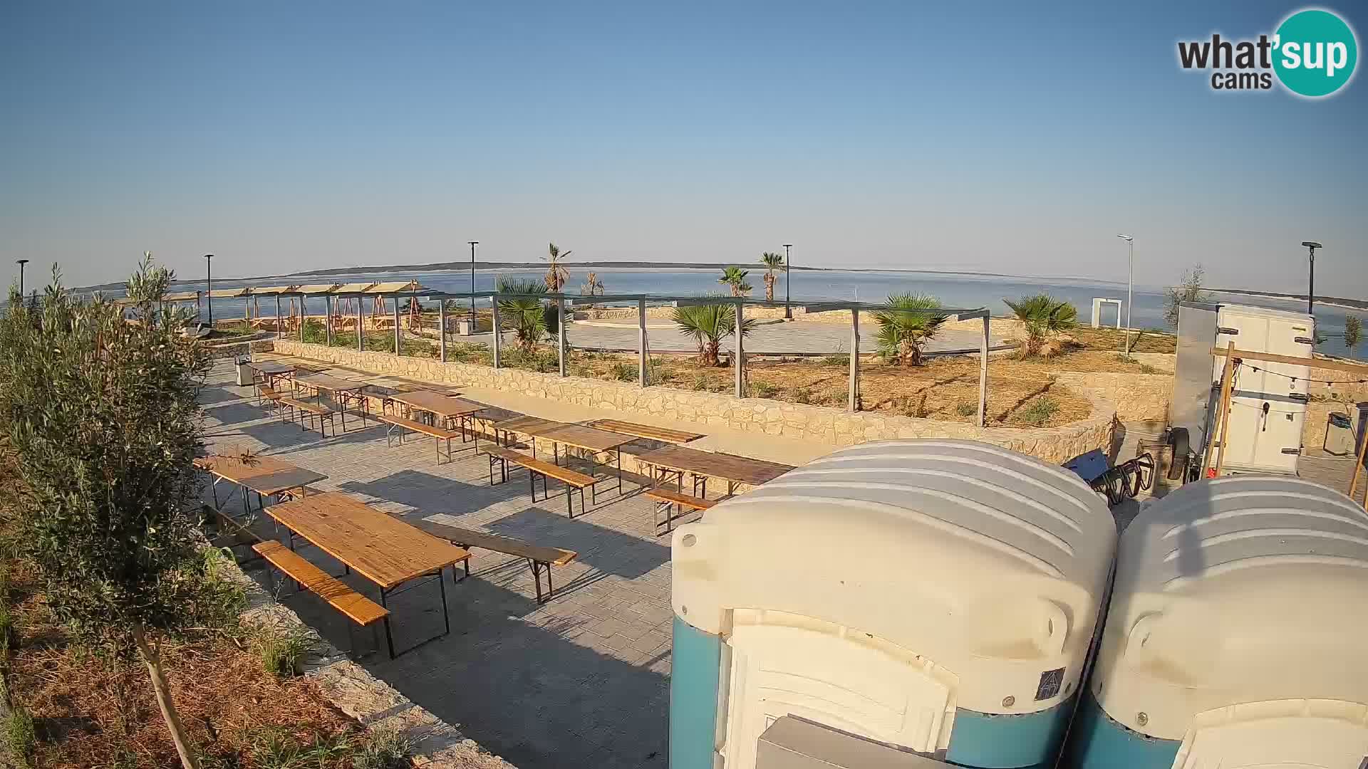 Mandre Summer Stage Webcam – Velika điga | Pag Island